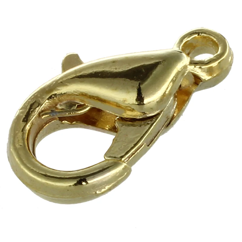 

100 Lobster Jewellery Making Clasps 10mm 50 Each Gold & Silver Plated