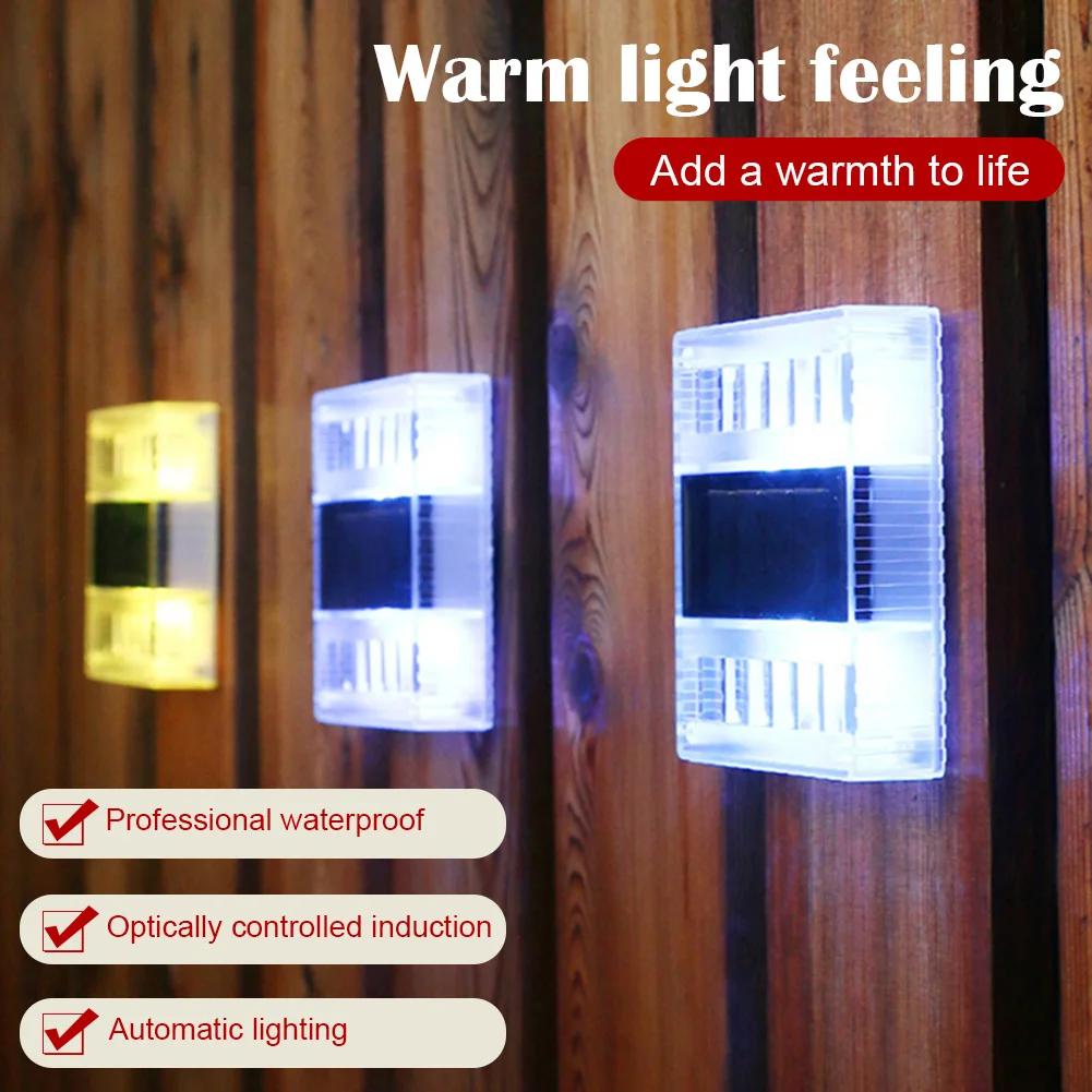 

6 LED Solar Lamp Outdoor Waterproof Street Lighting Wall Lamps Powerful Solar Powered Light for Garden Home Country Decoration