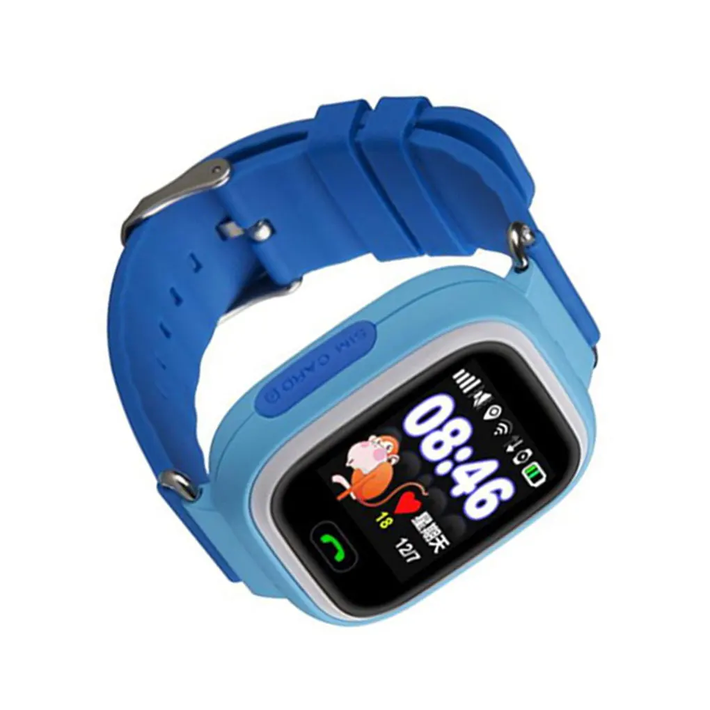 Q90 gps Wi-Fi сенсорный экран gps детские анти-потери наручные часы SOS определение местоположения устройства трекер умные часы английская/Русская версия