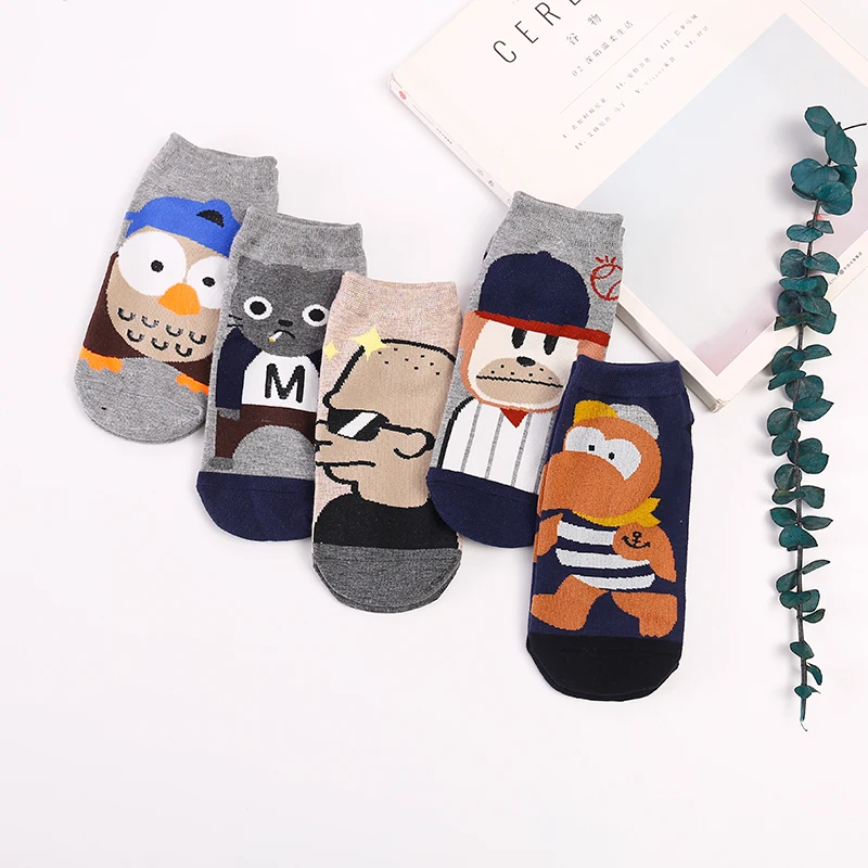 Новинка женские носки Модные нейтральные забавные с низкой лодыжкой в стиле хип