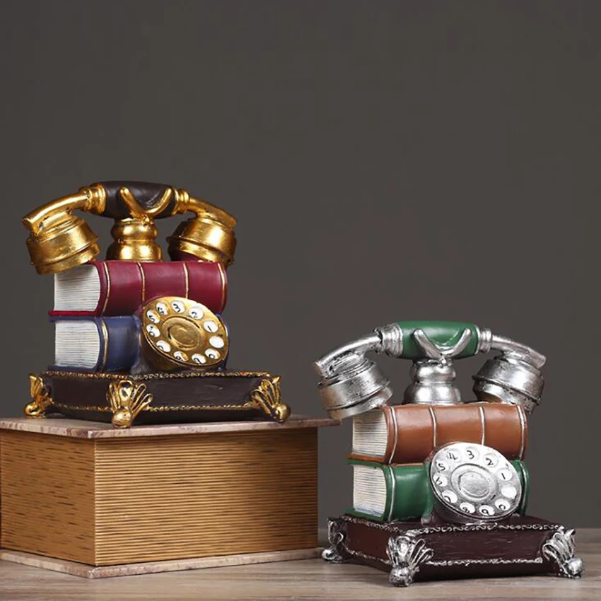 Винтаж модели телефона смолы фальшивого книги телефон украшения Творческий дом