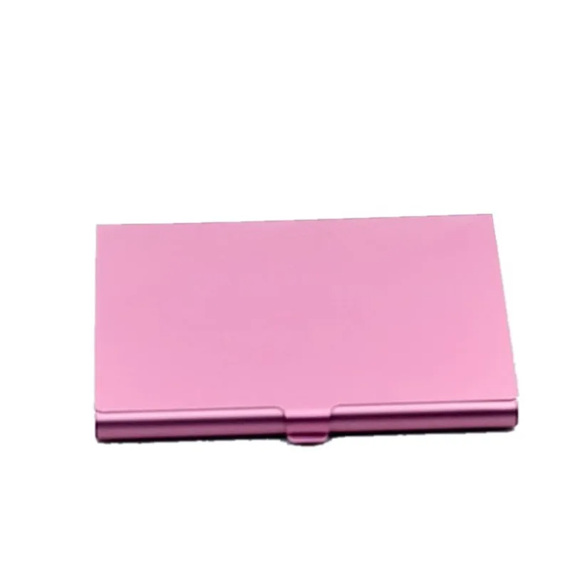 Креативный Повседневный чехол для визиток алюминиевый держатель из нержавеющей