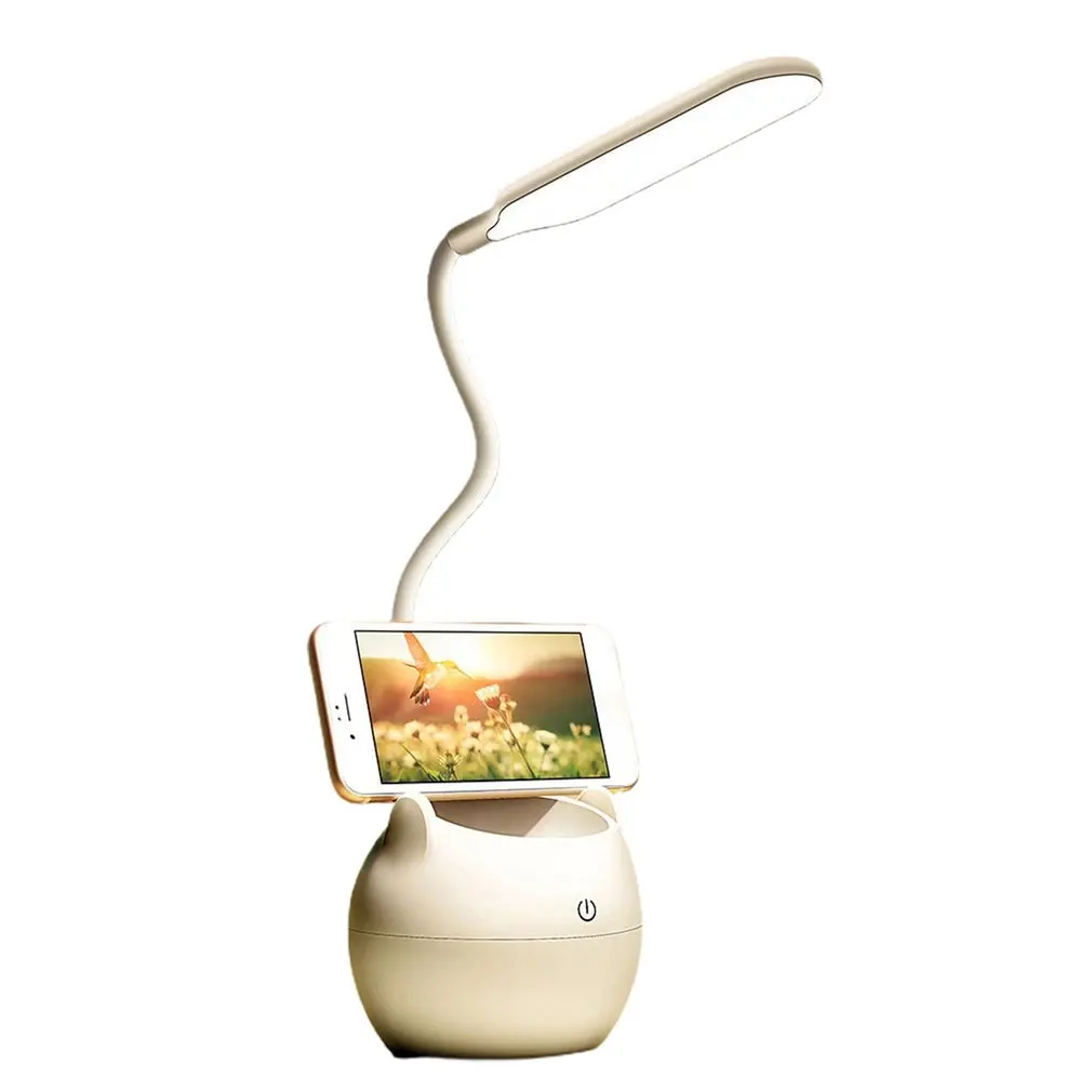 

Hot High Quality Table Lamp LED USB Rechargeable Desk Lamp Eye Protection Learning Children Bedroom Bedside Lamp Battery 3500Mah