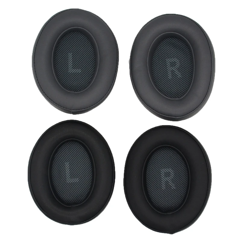 

L41E 1Pair Leather Ear Cushion Cover Compatible with EVEREST V700 Black Gray Fashion Leather Pads Cover Earpads Sponge Soft
