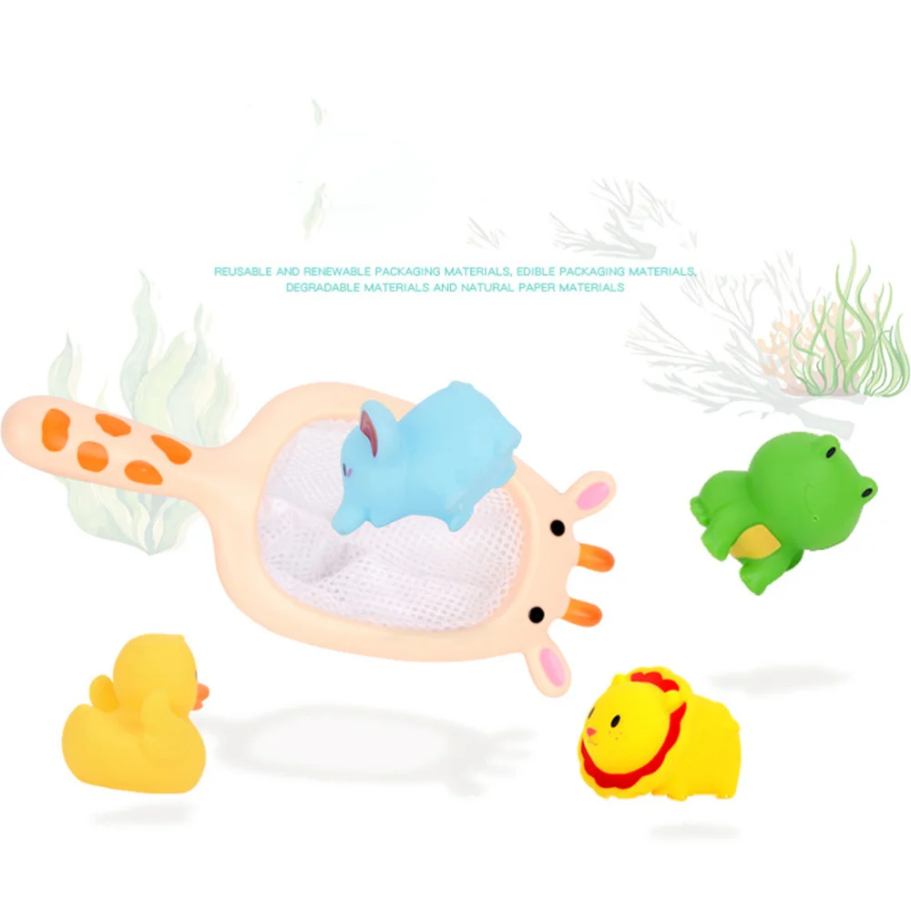

9pcs Bath Baby Wash Bath Play Lovely Cartoon Animals Toys