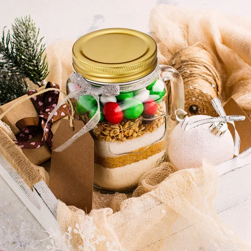 

30 Packs Mason Jar Lids Regular Mouth Leak Proof Secure Mason Storage Solid Caps Mason Canning Jars Lids (Gold)