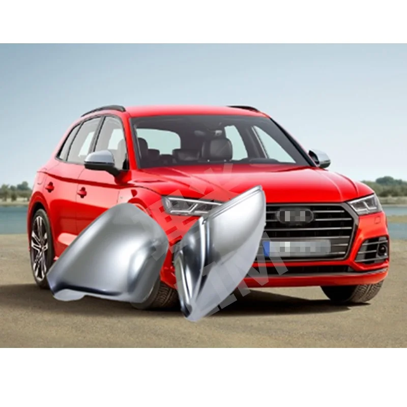 Для Audi Q5 SQ5 8R Q7 SQ7 4L S Style 2009-2015 ABS матовая хромированная Боковая дверь зеркало крыло
