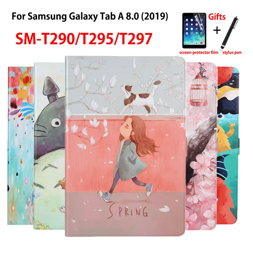 Тонкий чехол для samsung galaxy tab A 8 0 дюйма фотосессия 2019 планшета T295 T297 Модный