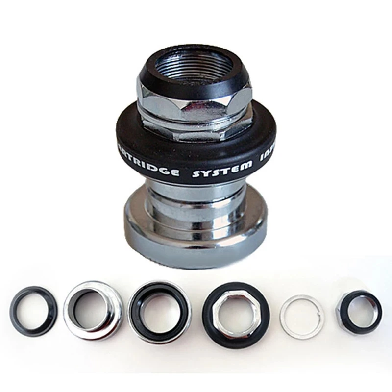 

Bike Retro Headsets Inner Diameter 25.4mm 30mm Fixed Gear Road Bearing Vintage Headset Aluminium Alloy Part Inner 22.2mm