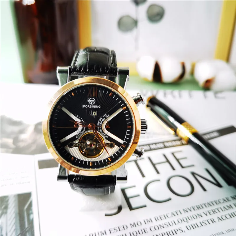 Часы наручные FORSINING Мужские автоматические Классические брендовые роскошные
