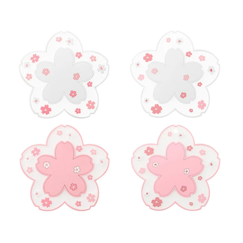 Японские товары для дома 1 шт. розовый белый цветок вишни силиконовый коврик