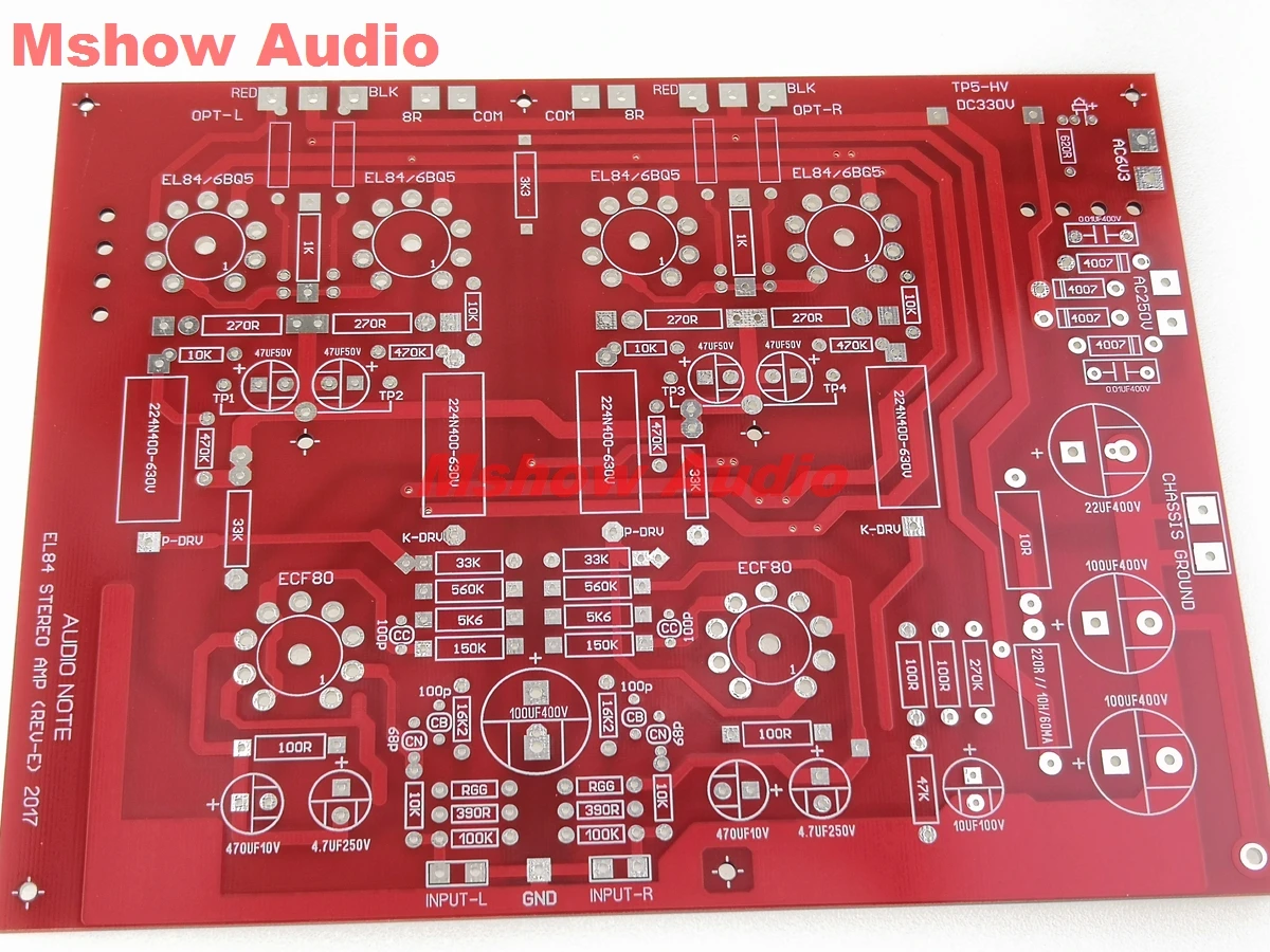 HIFI EL84 стерео трубка усилитель аудио N PP Push pull голые качества PCB и мешок
