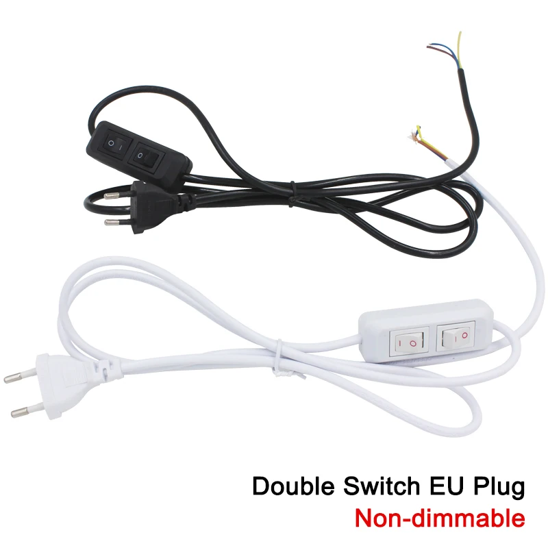 Светодиодный диммерный переключатель с кабелем и кнопкой модулятор штепсельная