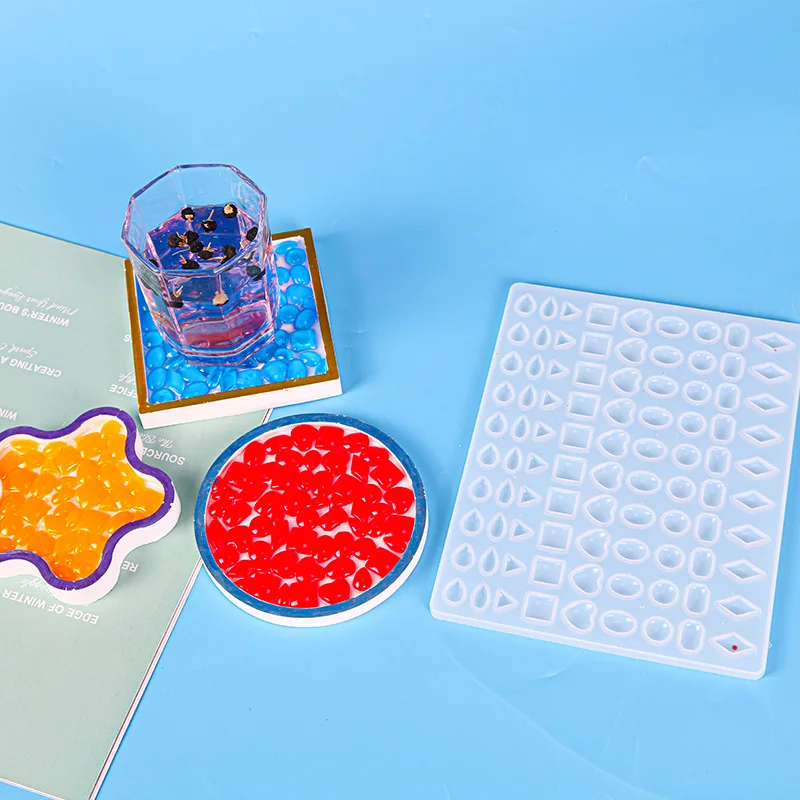 Форма для смолы силиконовая форма в форме круглого сердца шестиугольника