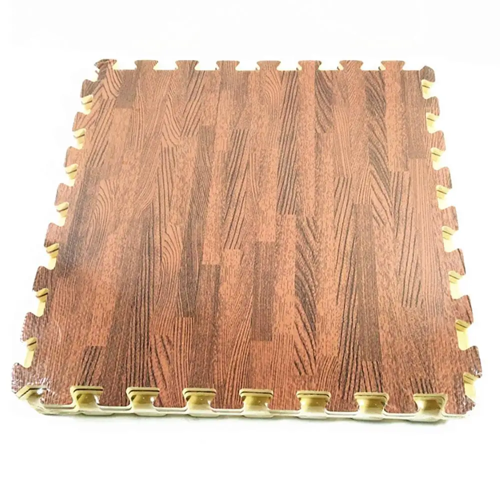 Напольный коврик из темного дерева удобные коврики для дома и игр в помещении
