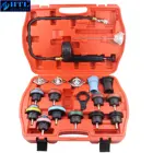 18 шт. Универсальный Тестер давления радиатора Набор инструментов система охлаждения инструмент для тестирования резервуар для воды детектор утечки нейлоновый материал