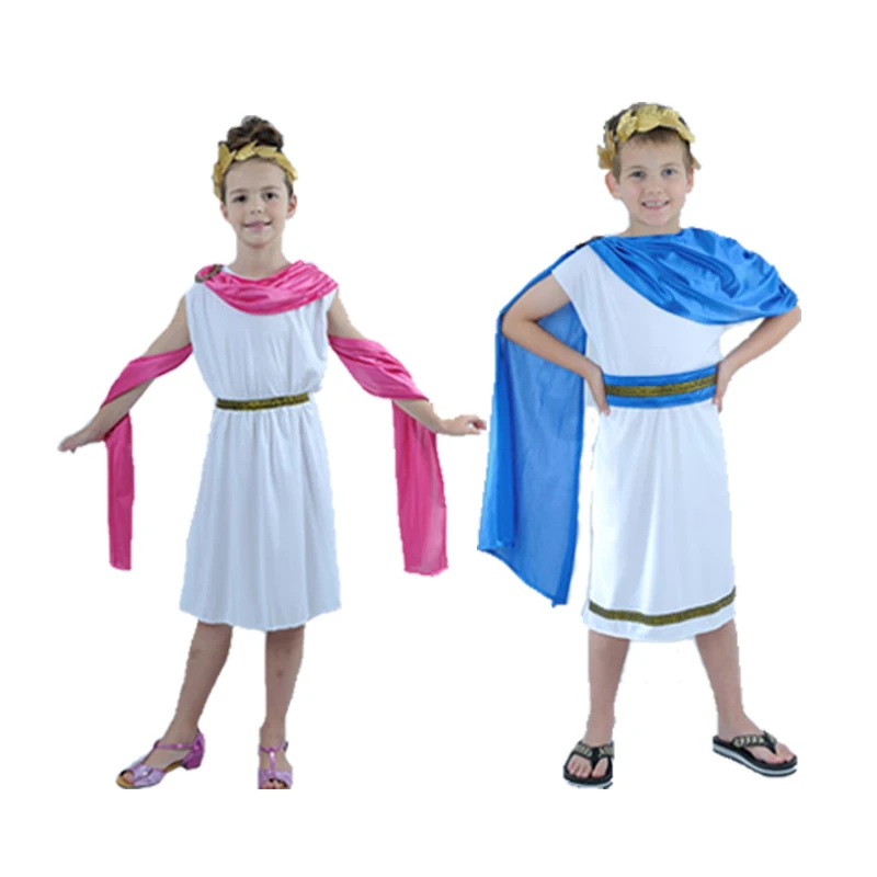 Детская одежда для косплея мужчин римский воин принц женская Древний Египет