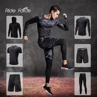mens tracksuit compression sports suit gym fitness clothes training exercise workout tights running jogging sport wear