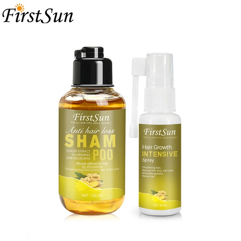 

Hair Loss Products Effective Anti Hair Loss Hair Shampoo Hair Growth Spray Ginger Essence Spray Promote Hair Growth Tools