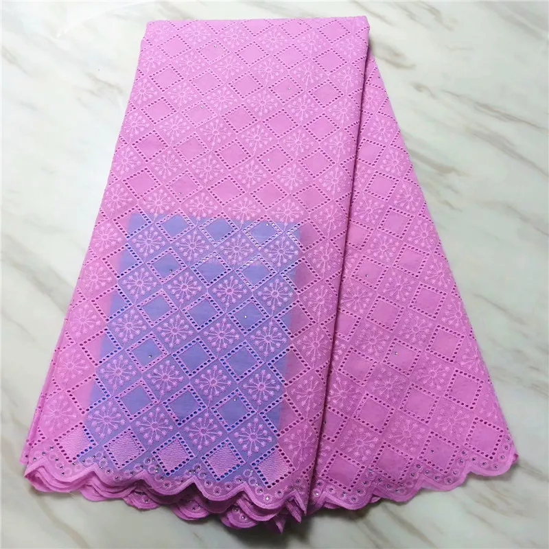 

Pure Color Swiss Voile Laces Switzerland Cotton High Quality African Dry Cotton Lace Fabric Hollow Out Nigerian Voile Lace New!!