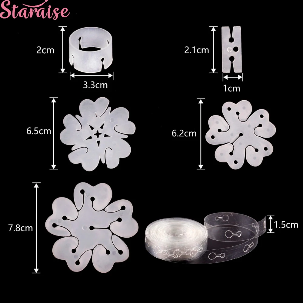 

Staraise Balloons Clips Plastic Seal Ballons Accessories Wedding Birthday Party Decoration Fixed Balloon Chain DIY Supplies