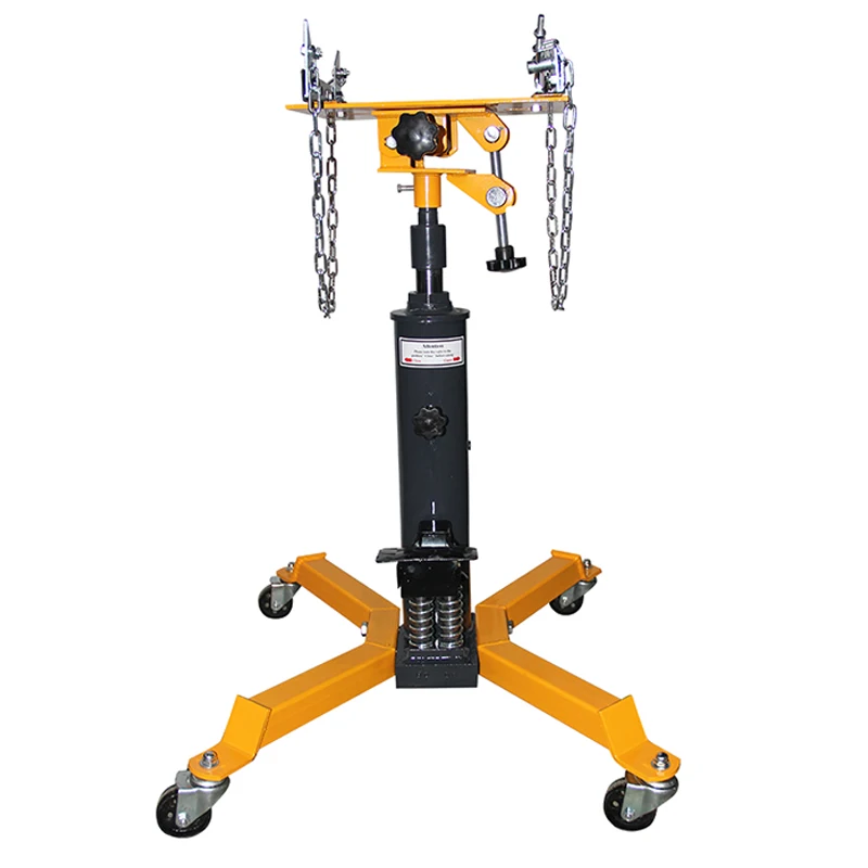 0.6T New Gearbox Bracket Load-bearing Engine Lifting Tool High Transporter Auto Repair Jack Double Piston Pump images - 6