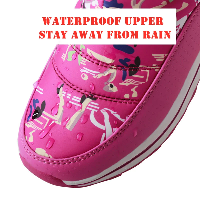 Женские зимние сапоги KushyShoo зимняя теплая утолщенная водонепроницаемая обувь