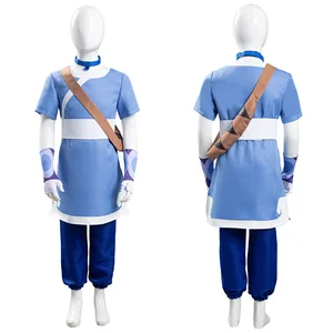 Avatar: the last Airbender Katara Cosplay Costumes Kids Children Halloween Carnival Suits