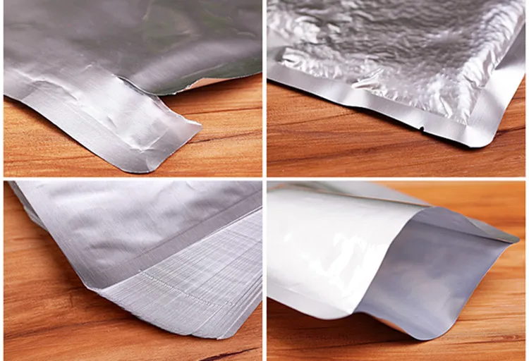 НОВЫЙ 200 шт. 12 см x 17 (4 7 ''* 6 7'') микрон Алюминий Фольга упаковка мешок Жара