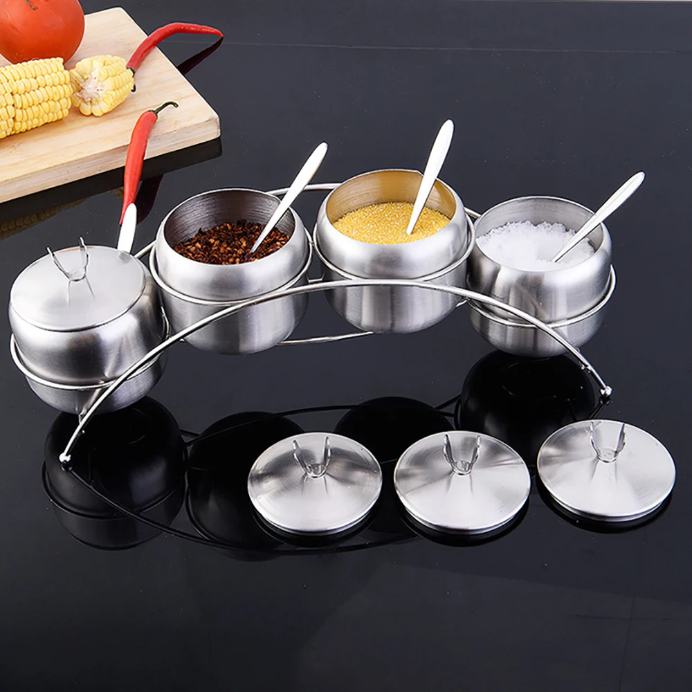 Нержавеющая сталь баночка для специй соли перечница канистра креативные мост