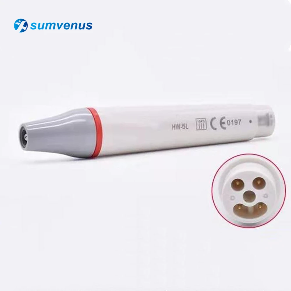 Стоматологическая ультразвуковая ручка для чистки зубов со съемным адаптером