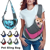 pet puppy cat carrier outdoor travel dog shoulder bag mesh oxford single comfortable sling handbag pet carrying products