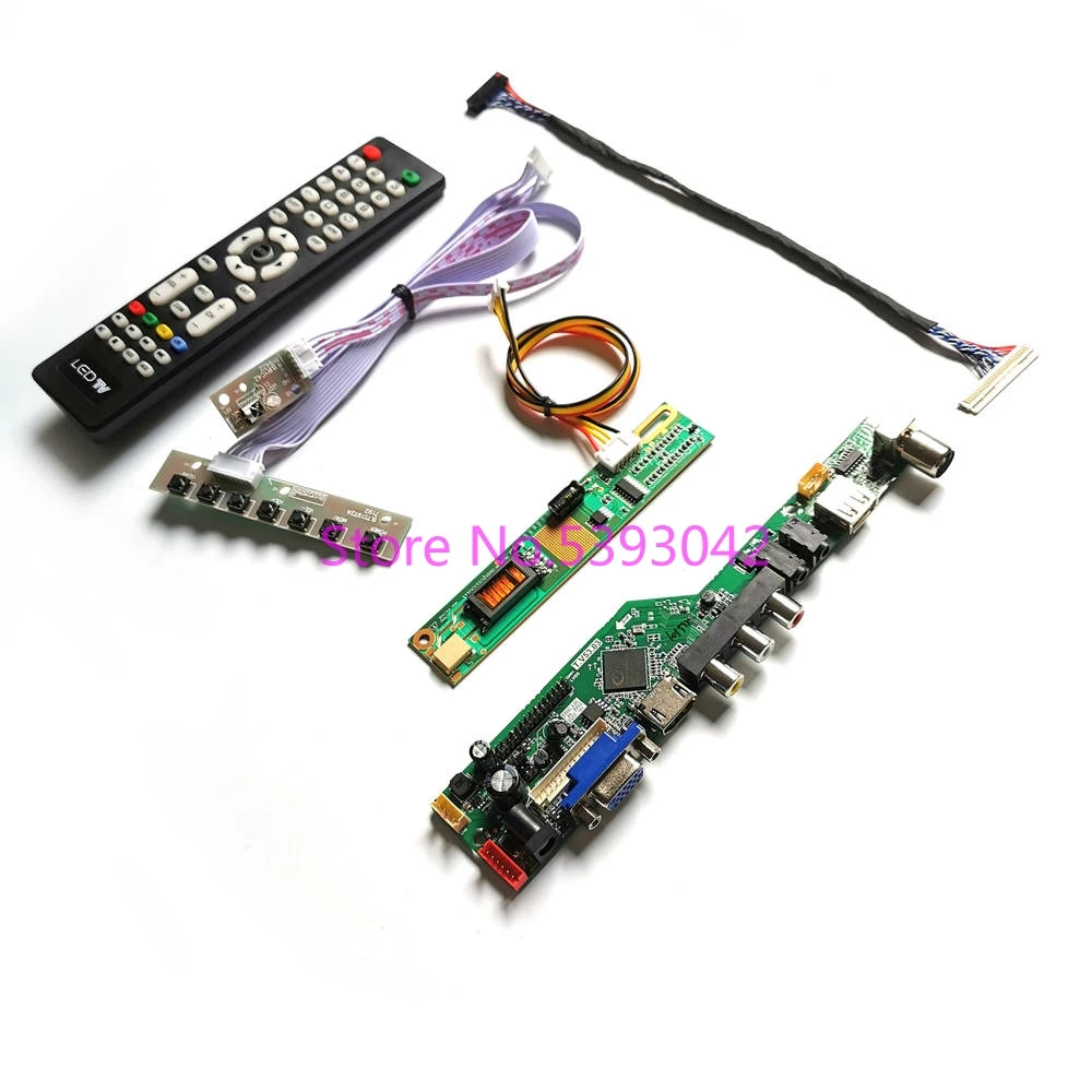 Для LP150X08 (TL)(A1)/(TL)(A2)/(TL)(A3)/(TL)(A4) 1024*768 1 с холодным катодом (CCFL) USB + VGA AV ТВ