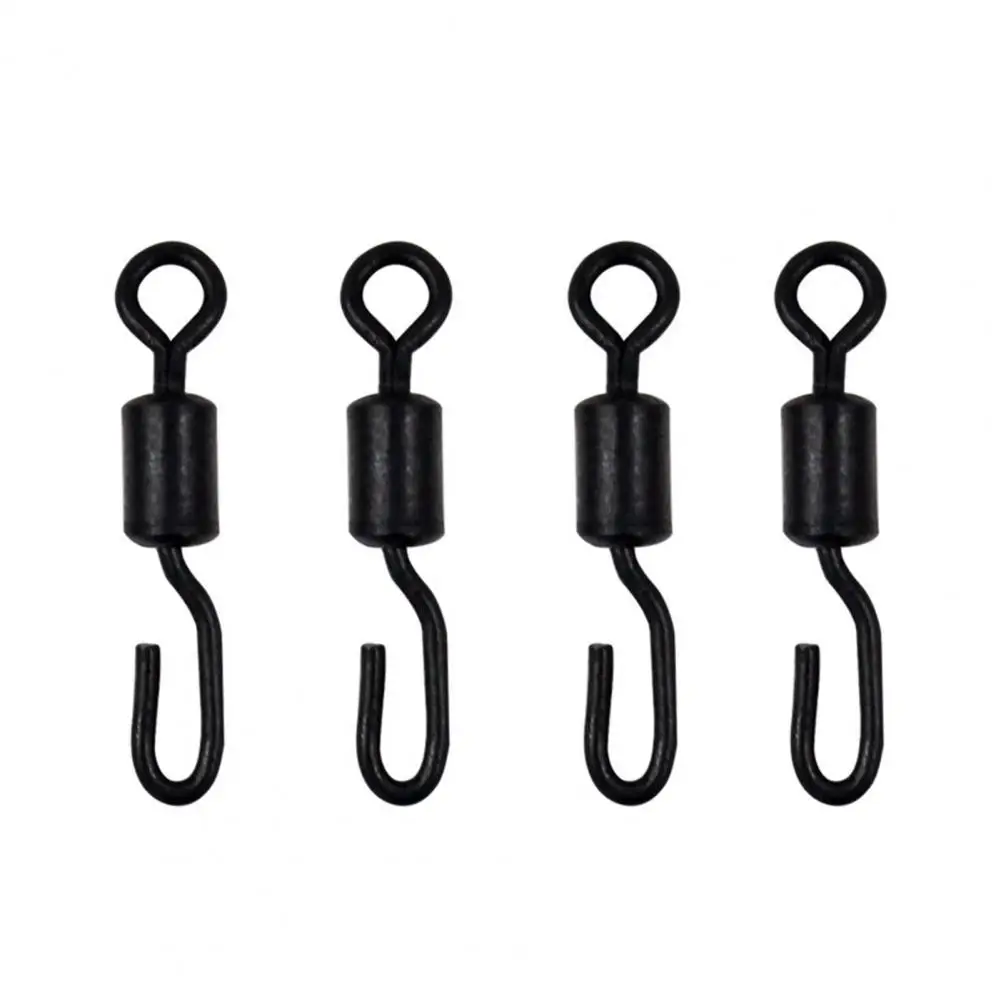 

100Pcs/Set Fishing Connector Solid Quick Rotating Mini Outdoor Fishing Line Pin Ring Connector for Angling Fishing Connector