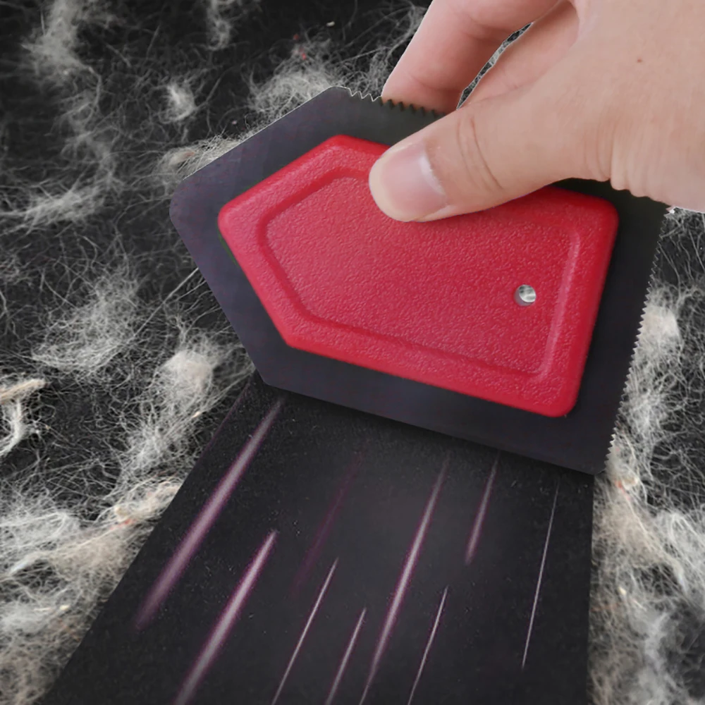 

Pet Hair Remover Dog Hair Removal Device Sofa Car Detail Scraper Pet Hair Brush Remover Hair Removal Silicone Brush Pet Supplies