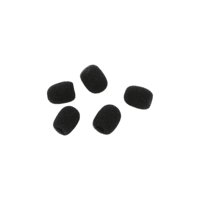 

5X Round Ball Lavalier Microphone Foam Windscreen Sponge Windshields 6mm Opening N1HD