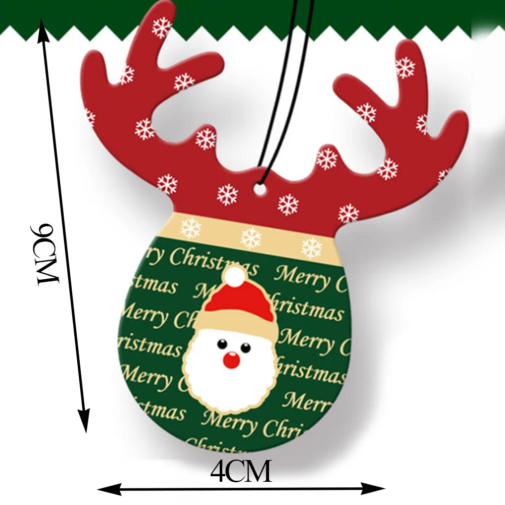 Рождественский орнамент автомобильный освежитель воздуха милые рога освежители