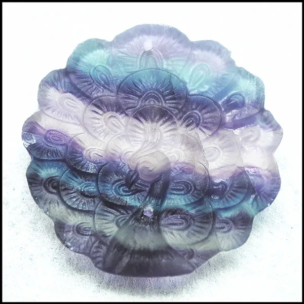 Подвески из натурального флюорита в форме павлина подвески драгоценного камня