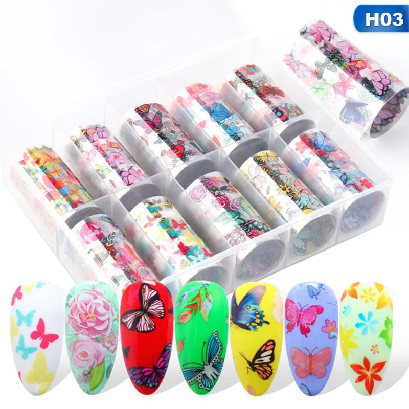 

New Butterfly Paper Nail Transfer Sticker Nail Candy Nail Star Transfer Paper Manicure Decorations