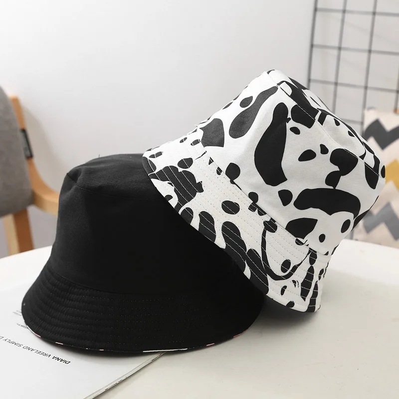 Милая Детская Панама с пандой складная летняя уличная Кепка Бобом в стиле хип-хоп