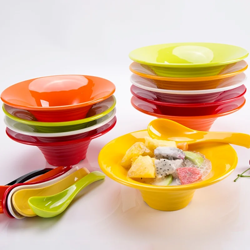 

Melamine Imitation Porcelain Dessert Bowl Commercial Creative Sponge Ice Ice Cream Sand Ice Snow Ice Shaved Ice Small Bowl