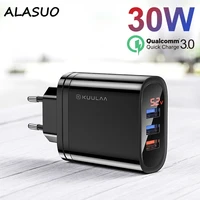 30w phone charger qc3 0 useu standard travel 3 slot usb fast charging for iphone samsung huawei xiaomi