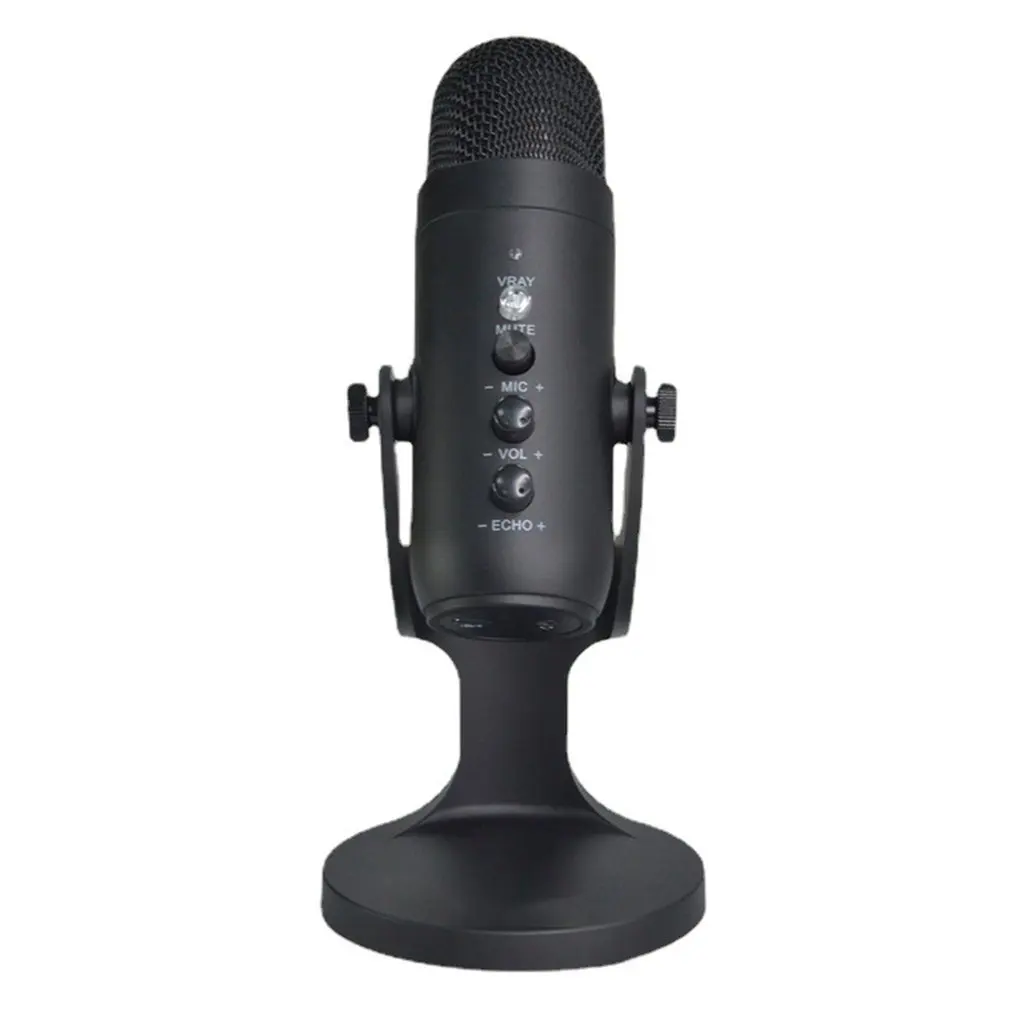

Computer Phone Type-c Port Condenser Microphone Game Live Song Recording Detachable USB Cable Microphone