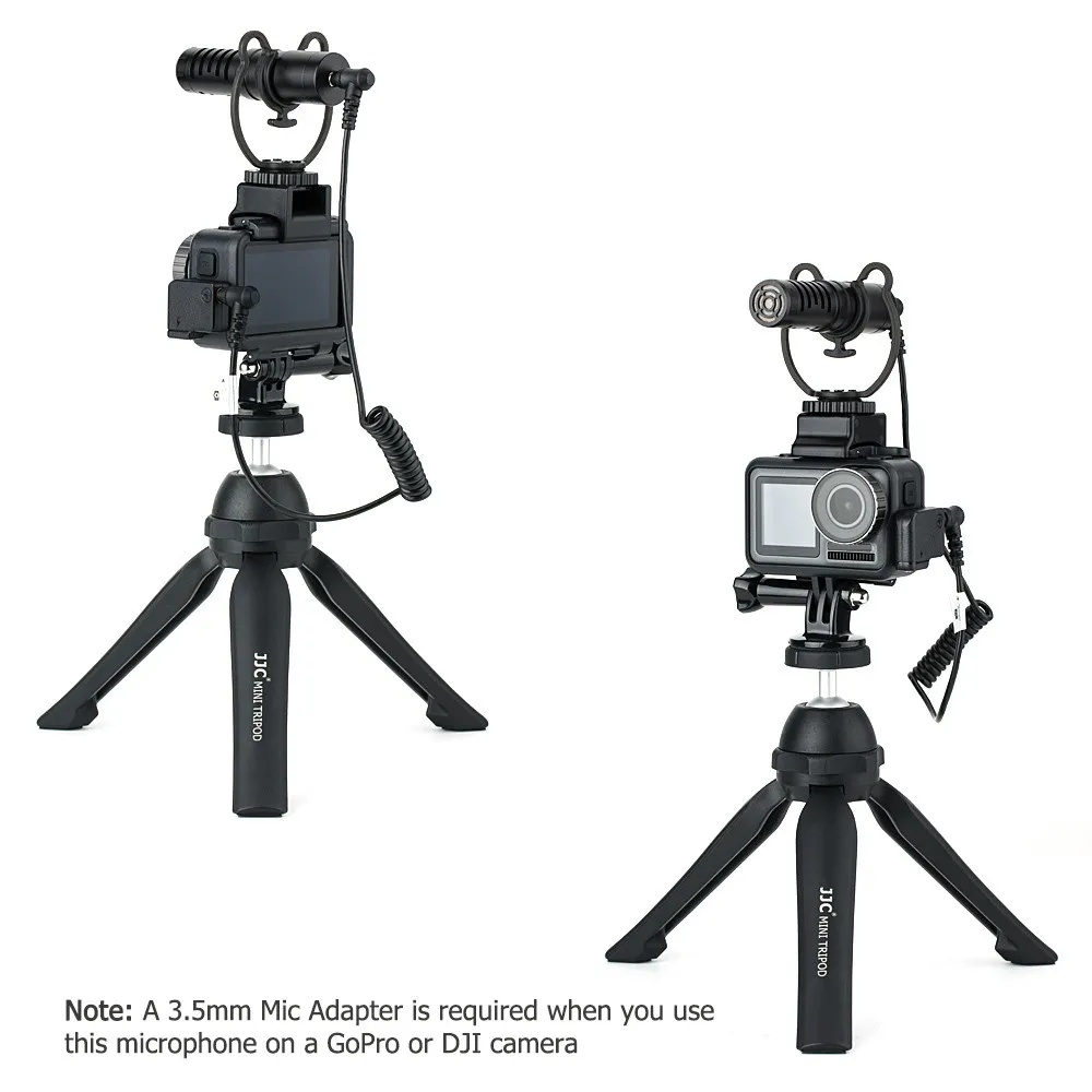 3.5mm Cardioid Microphone Audio Video Record Mic photography for DJI OSMO ACTION For Vloggers Interview | Электроника