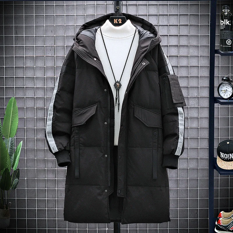 

Xinyian Taxue 2020 new winter men's hooded down jacket trend wild fashion youth warmth