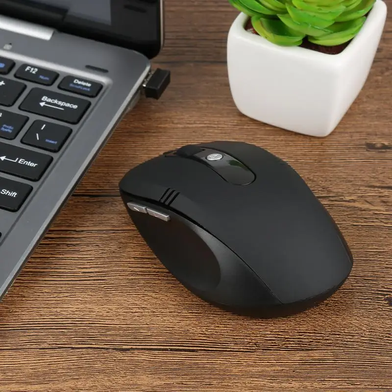 bluetooth mouse 1600dpi 6d adjustable usb receiver optical computer gaming wireless mice 2 4ghz ergonomic mouse for laptop pc free global shipping