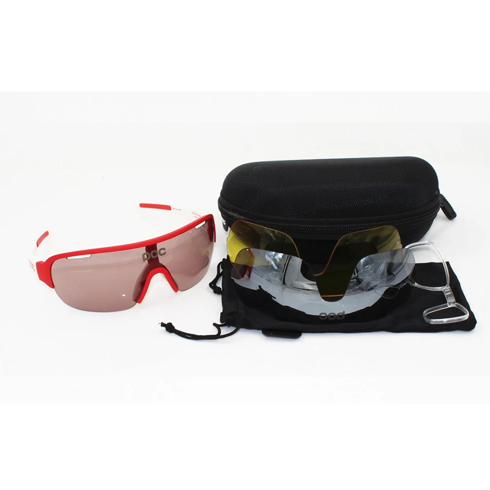 Очки солнцезащитные с 3 линзами для мужчин и женщин спортивные горного