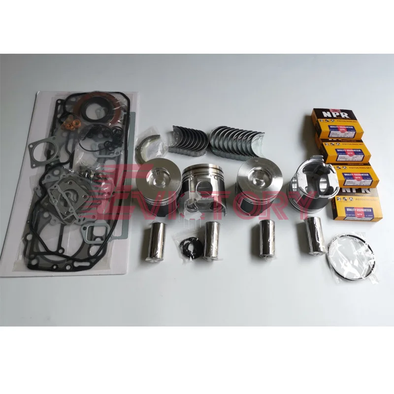 Для YANMAR 4TNE106T 4TNE106-T комплект для ремонта поршневого кольца - Цена: 47841.62