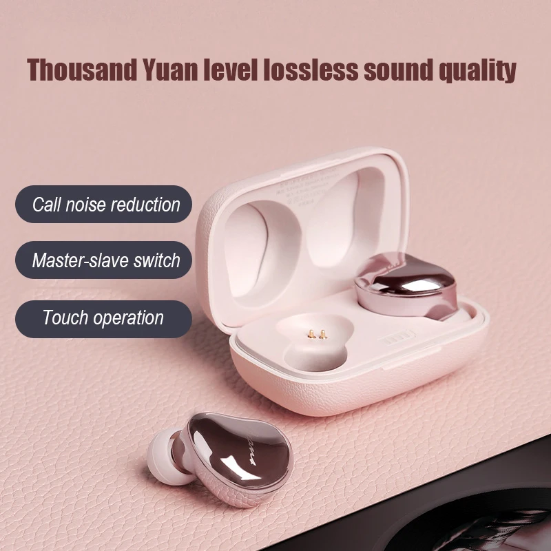 

Wireless Bluetooth-Compitible Earphone Long Battery Life Sport Running Headset Tws Binaural Waterproof Hifi Noise Reduction