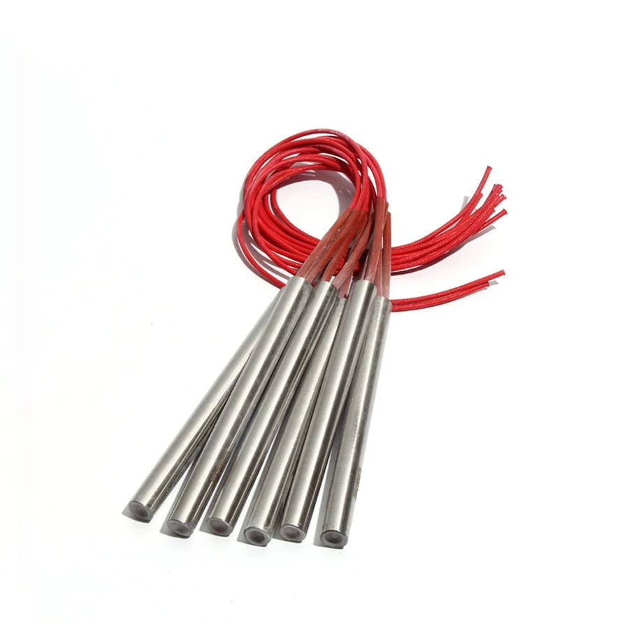 

Цилиндрическая электрическая нагревательная труба 201SUS, 5 шт., 25 мм, 190 ~ 220 мм, трубчатый нагреватель 110/220/380 В, одноголовочный двойной стержень 1100/1200/1300 Вт